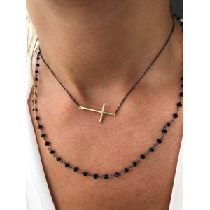 Handmade Gold Cross Necklace Fashion & Accessoires