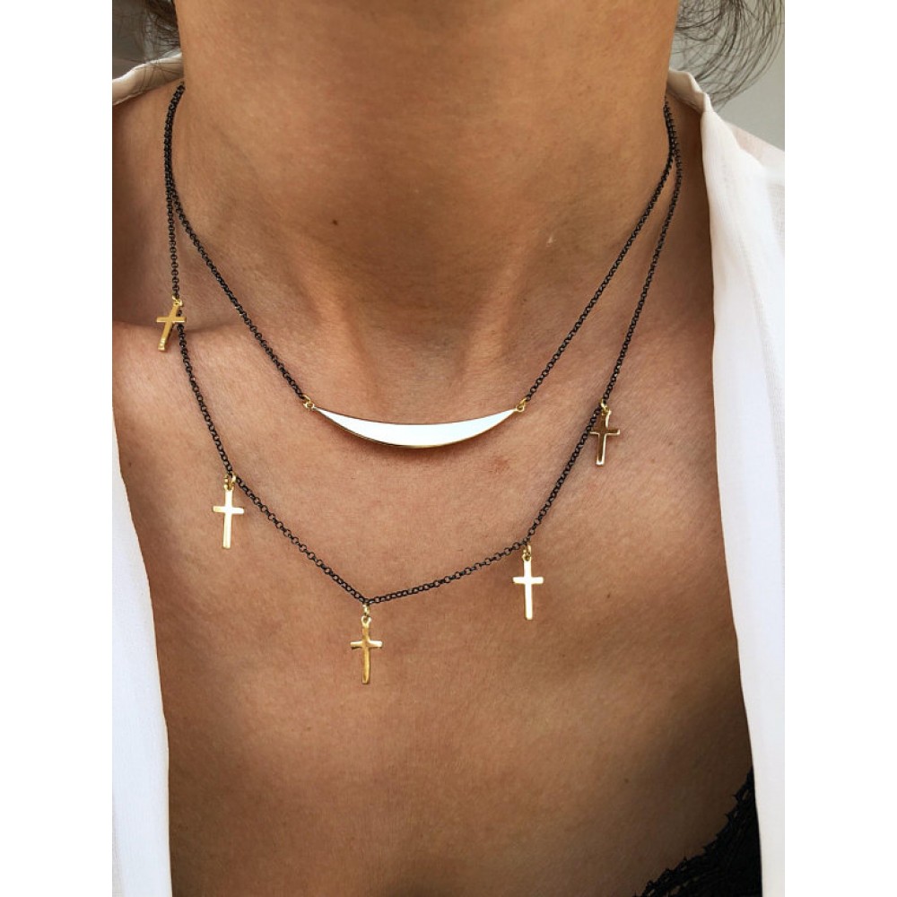Black and Gold Necklaces Fashion & Accessoires