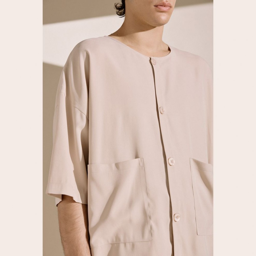 Diverse Atlas Shirt Beige  Fashion & Accessoires