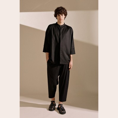 Diverse Carrot Loose Black Pants