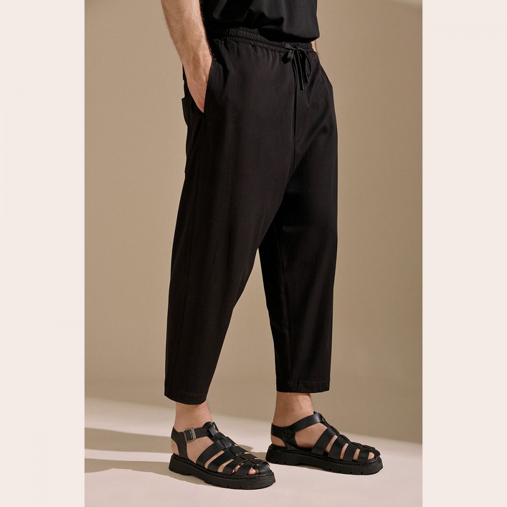 Diverse Carrot Loose Black Pants Fashion & Accessoires