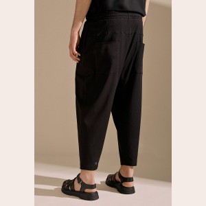 Diverse Carrot Loose Black Pants Fashion & Accessoires