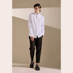 Diverse Men's Elegant Collar Shirt White Fashion & Accessoires