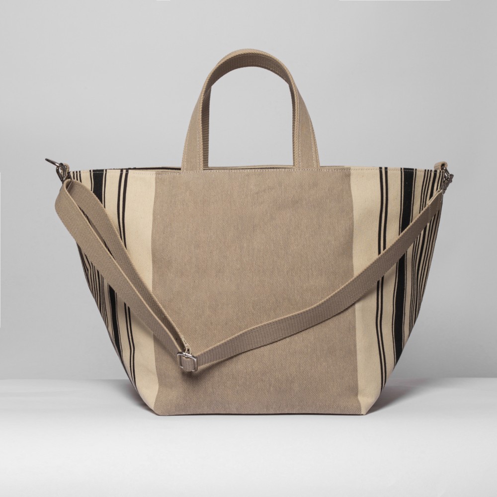 Loomcode Beach Bag Rail Beige Fashion & Accessoires