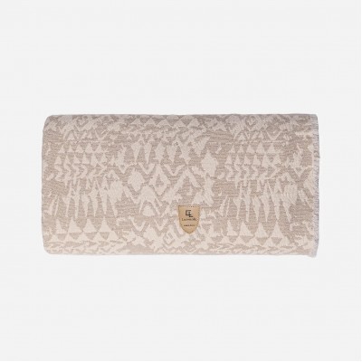 Loomcode Beach Towel Aztec Light Grey 