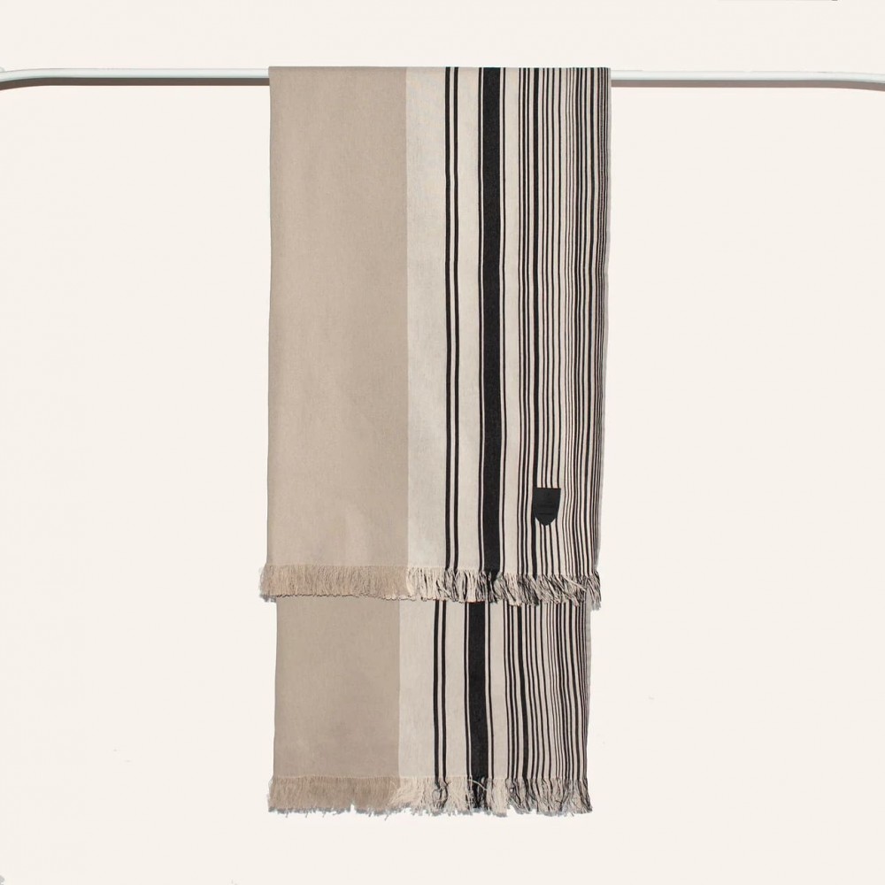 Loomcode Beach Towel Rail Beige Fashion & Accessoires
