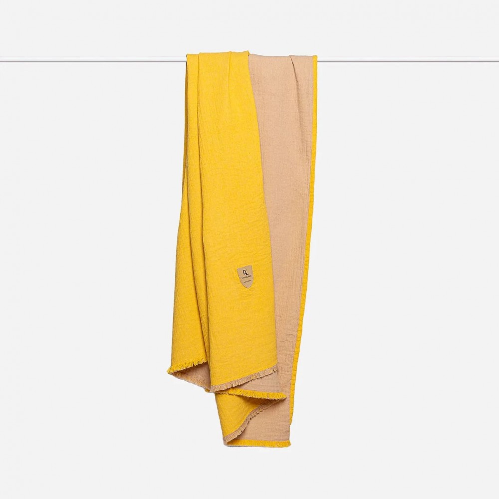 Loomcode Beach Towel Double-Faced Solid  Fashion & Accessoires