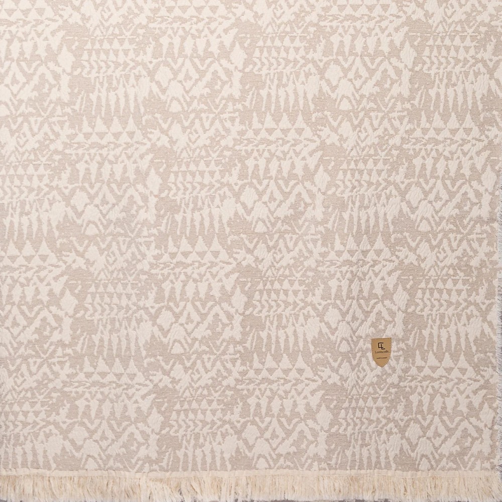 Loomcode Beach Towel Aztec Light Grey  Fashion & Accessoires