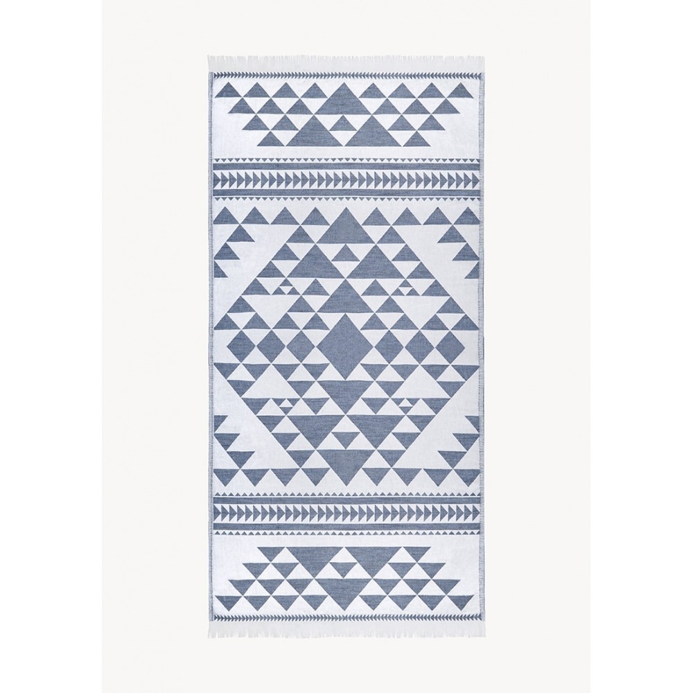 Sea You Soon Mallorca Jacquard Beach Towel – Sapphire Blue Fashion & Accessoires