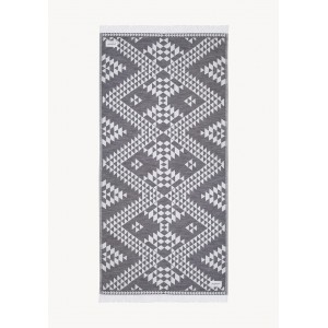 Sea You Soon Zipolite Jacquard Beach Towel Black Fashion & Accessoires