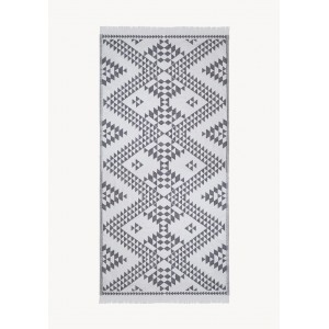 Sea You Soon Zipolite Jacquard Beach Towel Black Fashion & Accessoires