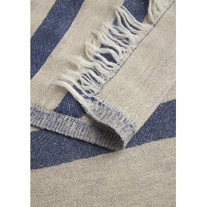 Sea You Soon Baia Linen Towel – Navy Blue Fashion & Accessoires
