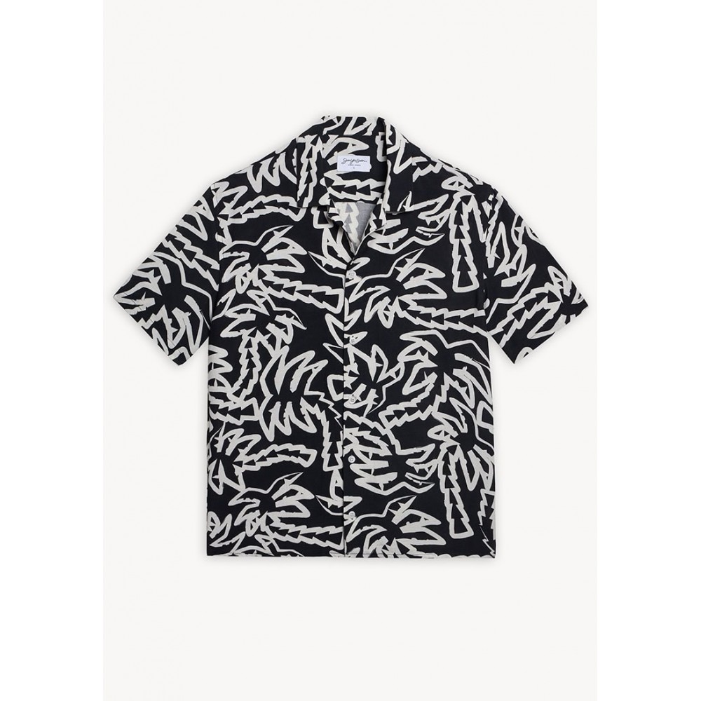 Sea You Soon Mallorca Short Sleeve Shirt Black  Fashion & Accessoires