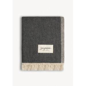 Sea You Soon Mare Linen Towel – Black Fashion & Accessoires