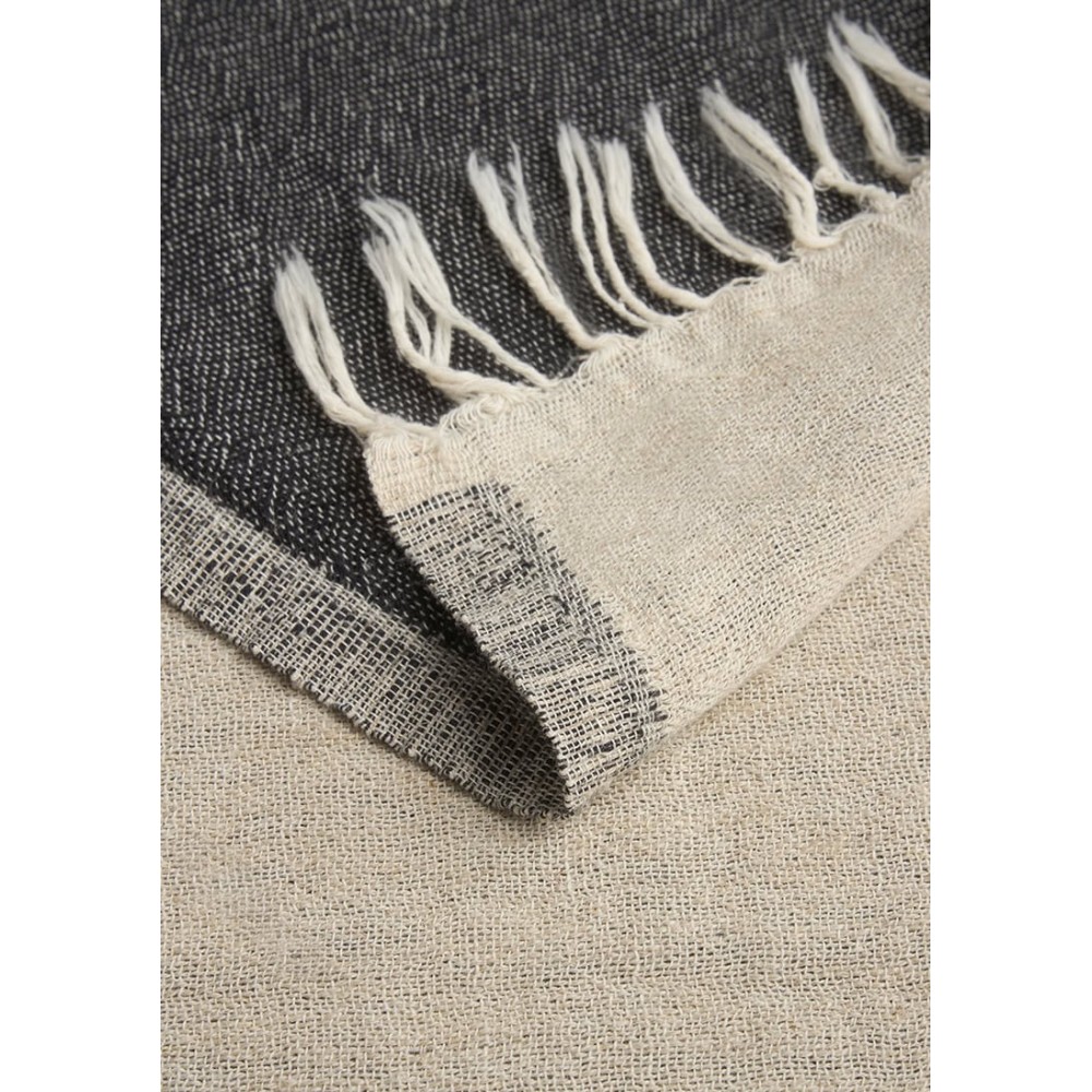 Sea You Soon Mare Linen Towel – Black Fashion & Accessoires
