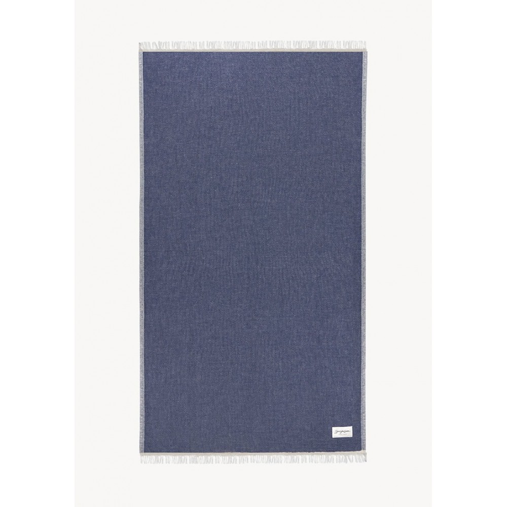 Sea You Soon Mare Linen Towel – Navy Blue Fashion & Accessoires