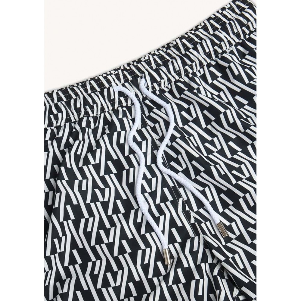 Sea You Soon Palamos Swim Shorts Black  Fashion & Accessoires