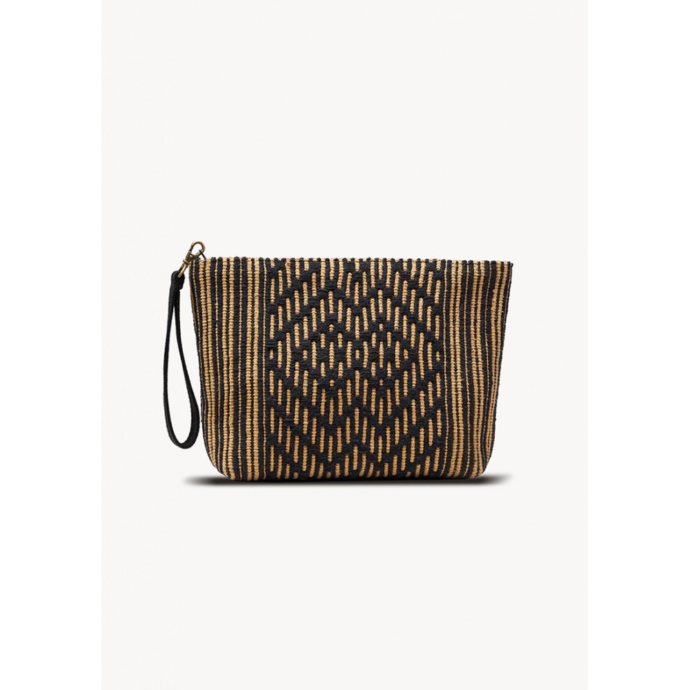 Sea You Soon Palmaria Midi Clutch Bag - Black Fashion & Accessoires