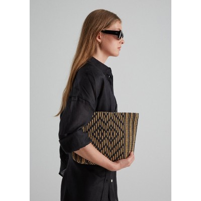 Sea You Soon Palmaria Midi Clutch Bag - Black