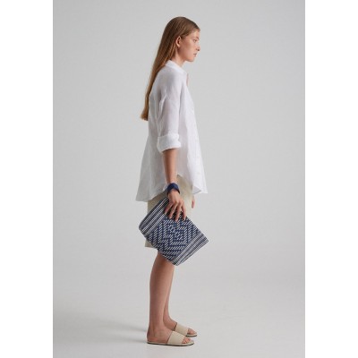 Sea You Soon Palmaria Midi Clutch Bag - Navy Blue