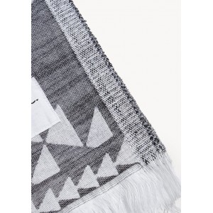 Sea You Soon Zipolite Jacquard Beach Towel Black Fashion & Accessoires