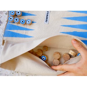 Roll-Up Handcrafted Backgammon