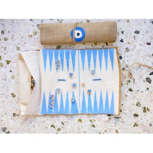 Roll-Up Handcrafted Backgammon