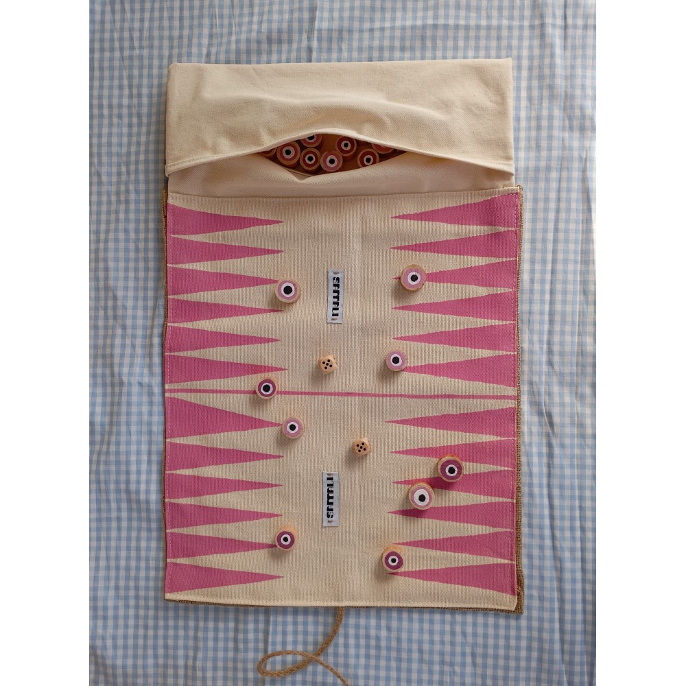 Roll-Up Handcrafted Backgammon