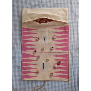 Roll-Up Handcrafted Backgammon