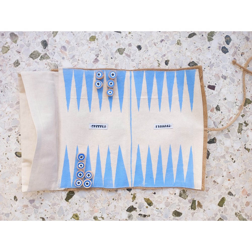 Roll-Up Handcrafted Backgammon