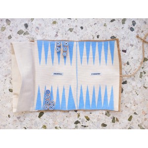 Roll-Up Handcrafted Backgammon