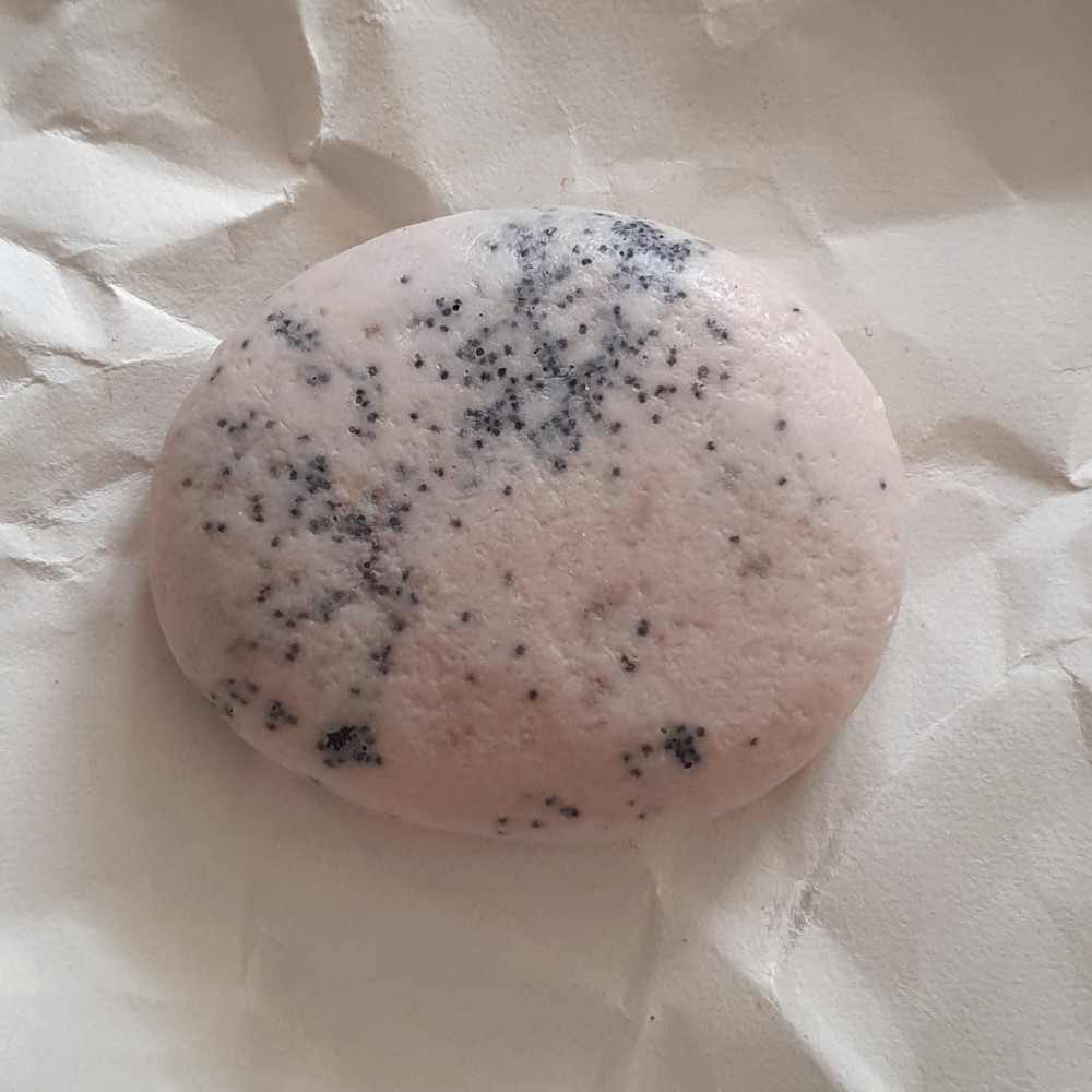 Alchemia Soaps | THE SIGNATURE STONE | DONKEY MILK + GHASSOUL CLAY + POPPY SEEDS| SCENTED TOBACCO WOODS Soften, Anti-aging, Reverse Collagen Beauty & Wellness