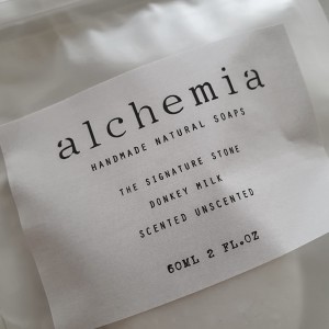 Alchemia Soaps | THE SIGNATURE STONE | DONKEY MILK, UNSCENTED Mild, Anti-aging, Renew Beauty & Wellness