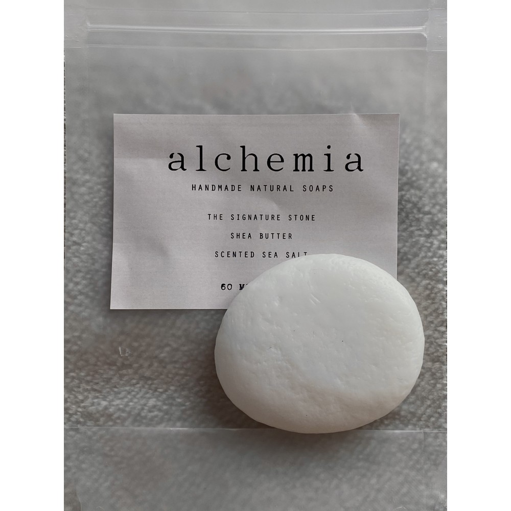Alchemia Soaps | THE SIGNATURE STONE | SHEA BUTTER, UNSCENTED Moisturize, Hydrate, Nourish Beauty & Wellness