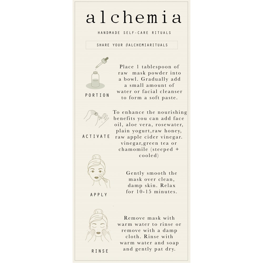 Alchemia Soaps | CALM + BALANCE FACE MASK Beauty & Wellness