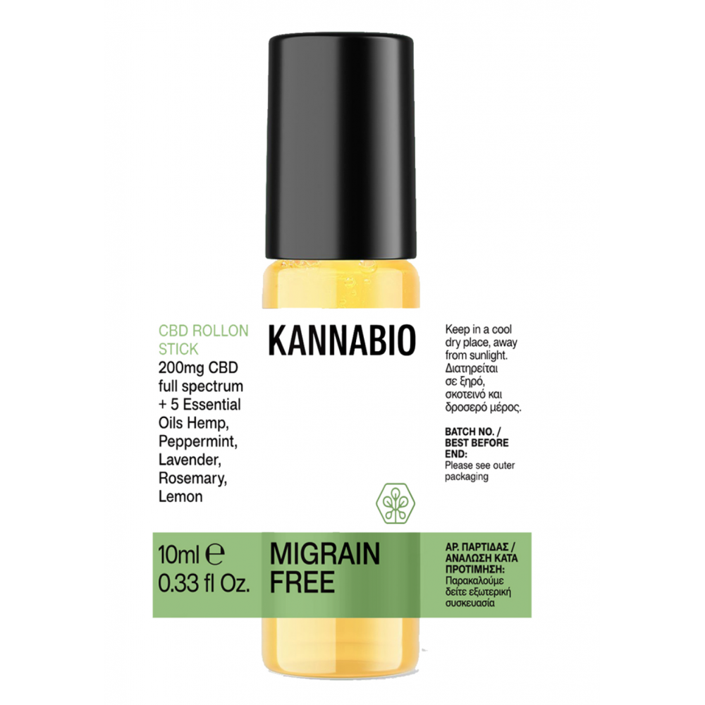 MIGRAINFREE ROLLON STICK (CBD 200mg/ 10ml)