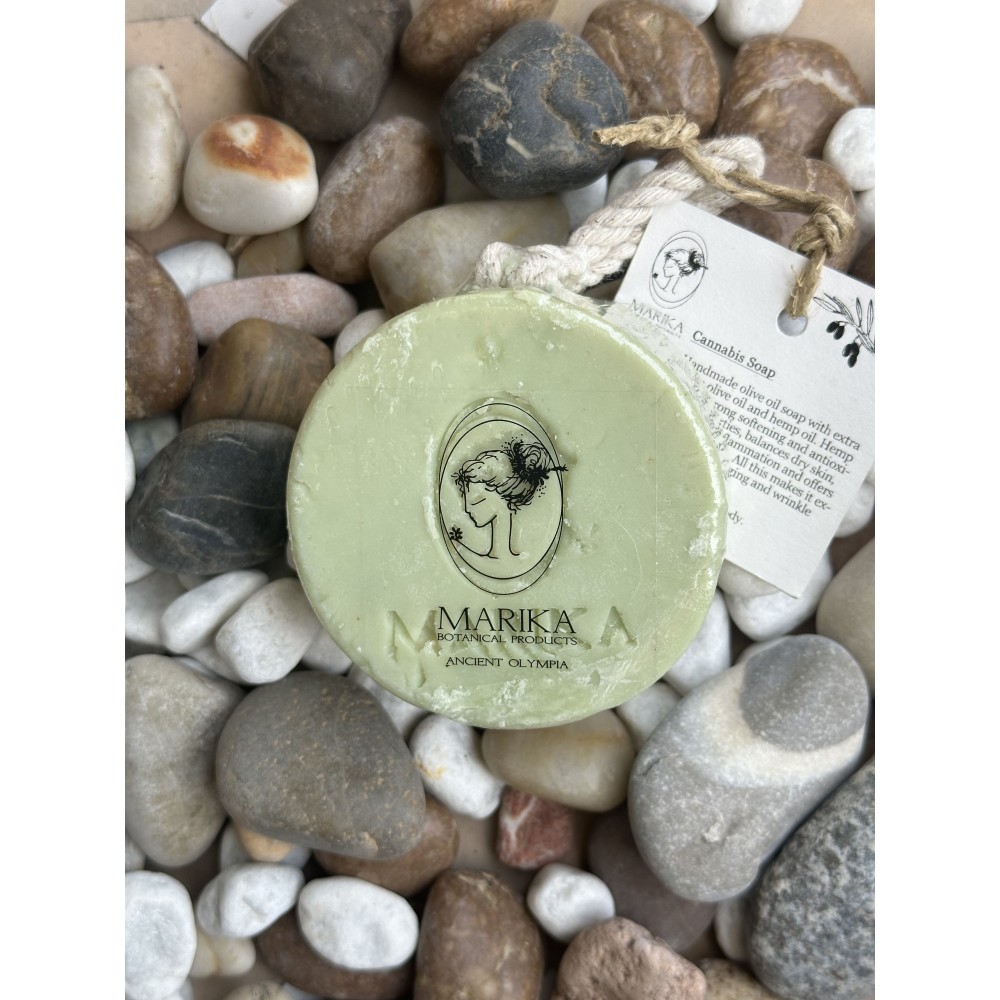 Marika Botanicals | Cannabis Round Soap (150g) with Rope Beauty & Wellness