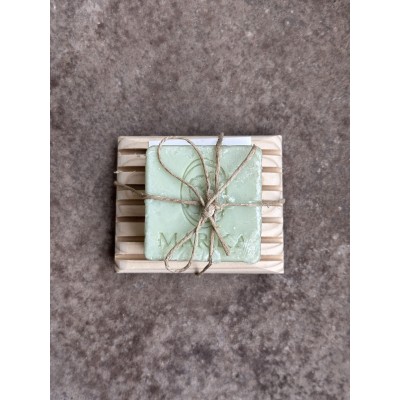 Marika Botanicals | Cannabis Soap Bar (100g) in a Wood Case 