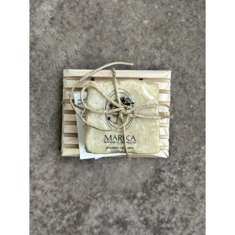 Marika Botanicals | Onos (with Donkey Milk and Helichrysum) Soap Bar (100g) in a Wood Case  Beauty & Wellness