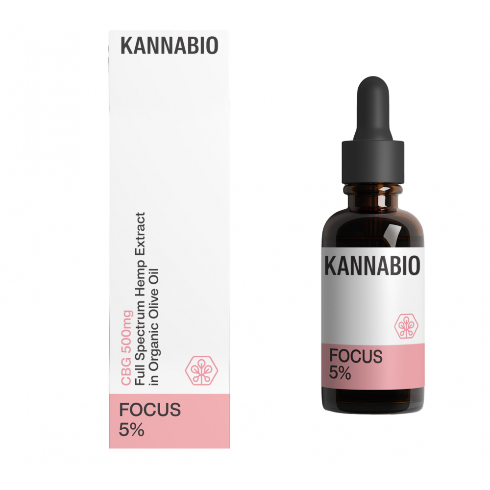 FOCUS 5% CBG (500mg/10ml)