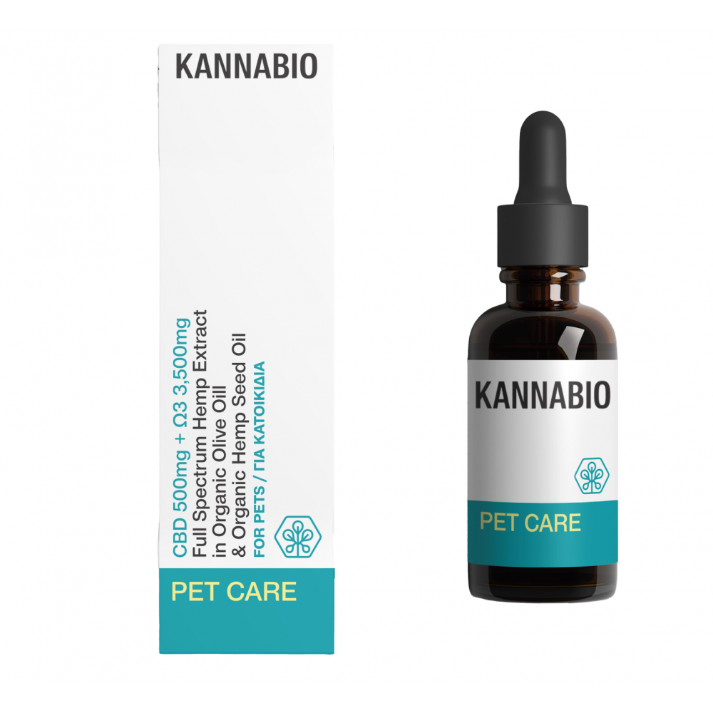 PET CARE CBD+Ω3 (500mg/ 20ml)