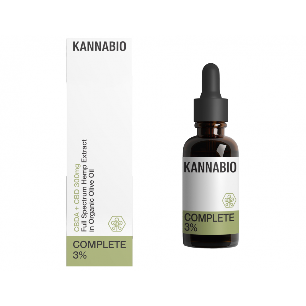 COMPLETE 3% CBD+CBDa Raw (300mg/ 10ml)