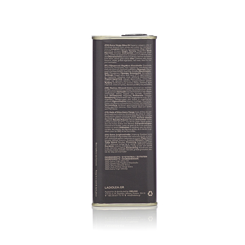 LADOLEA Extra Virgin Olive Oil 500ml Tin Food