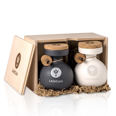LADOLEA Organic Extra Virgin Olive Oil & Organic Balsamic Vinegar 80ml Carton