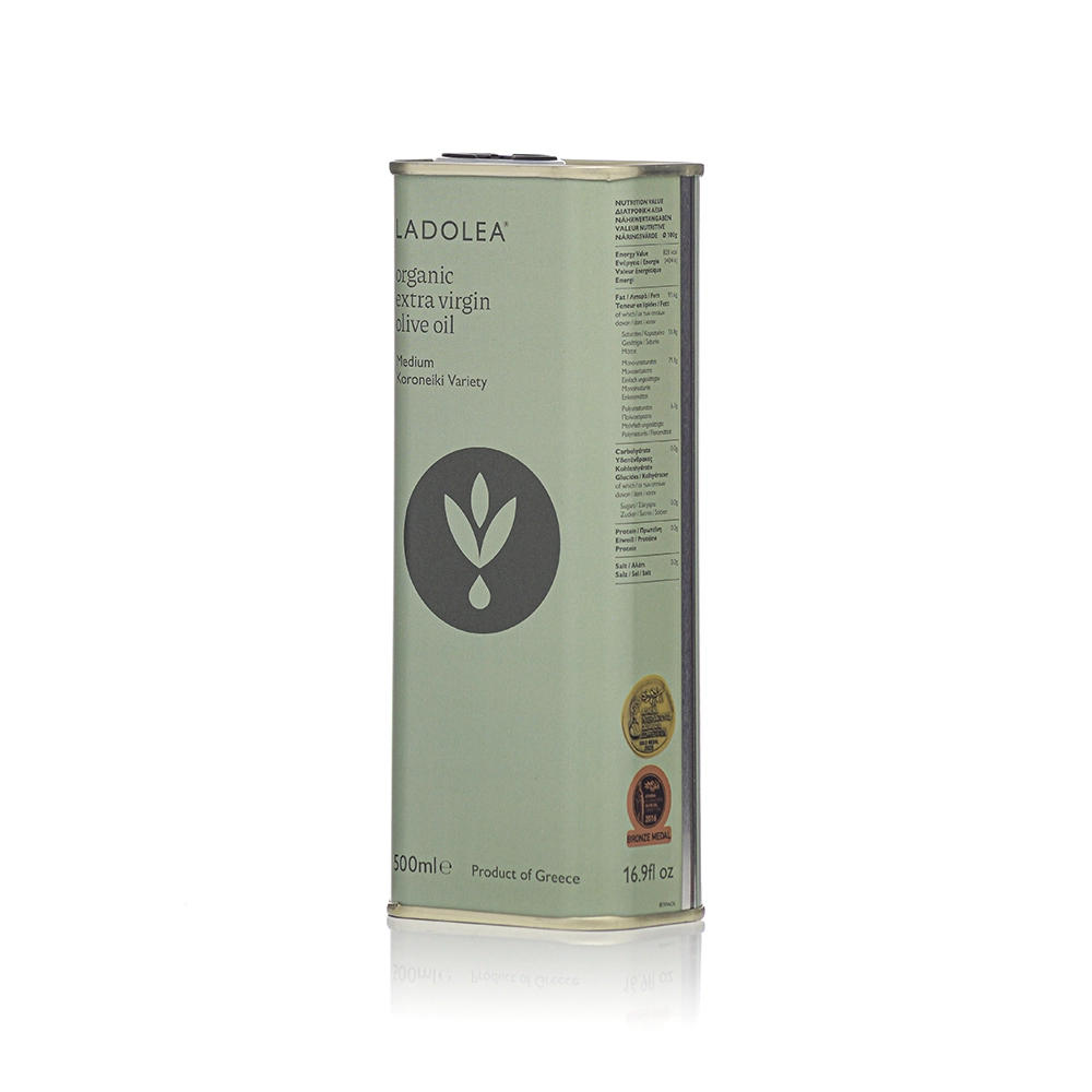 LADOLEA Organic Extra Virgin Olive Oil 500ml Tin Food
