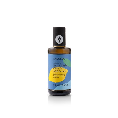 LADOLEA Extra Virgin Olive Oil with Lemon 250ml Glass