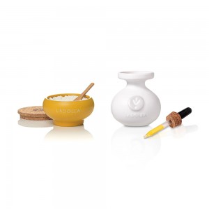 LADOLEA Fleur de Sel (30g) & Organic Extra Virgin Olive Oil (80ml)