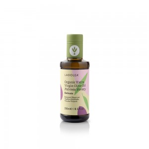 LADOLEA Organic Extra Virgin Olive Oil 250ml Glass Food