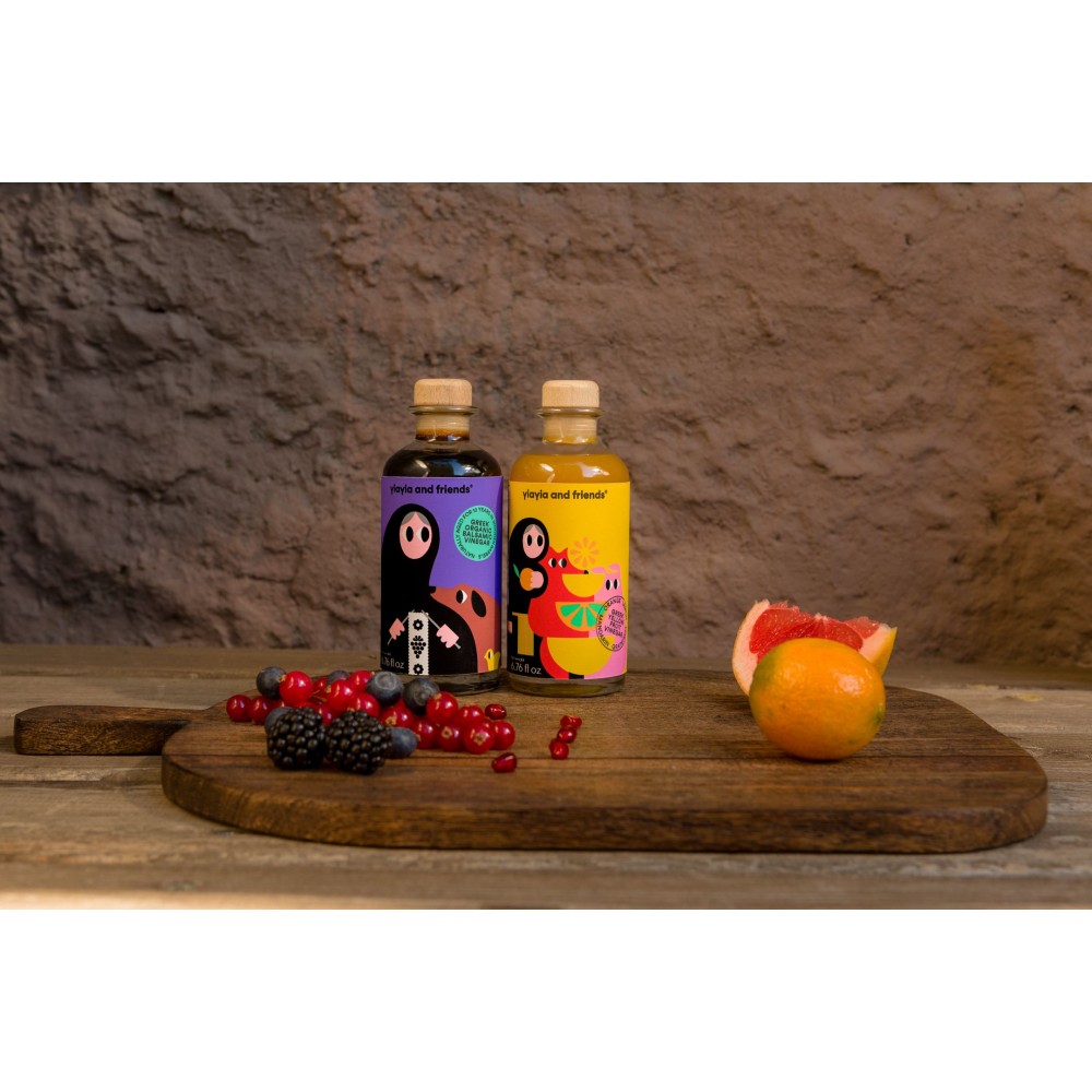 yiayia and friends Greek yellow fruit vinegar Food