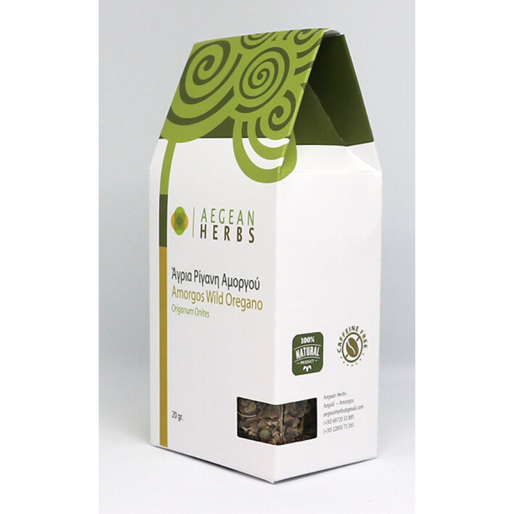 Aegean Herbs Amorgos Wild Oregano 20gr Food